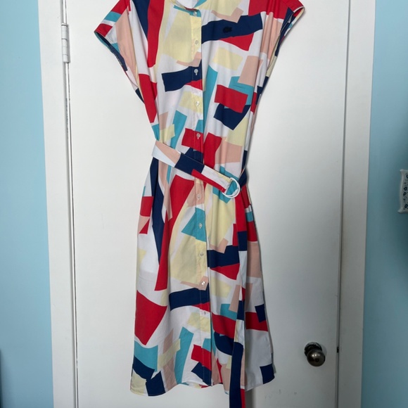 Lacoste Abstract Print Dress , 36/S - Picture 4 of 7